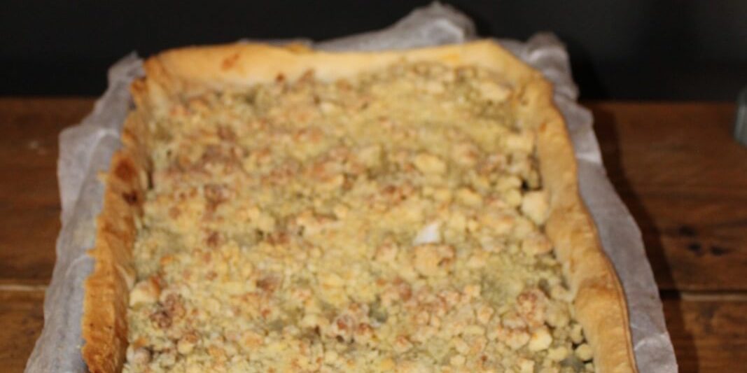 Homemade apple crumble at The Lichfield Pantry